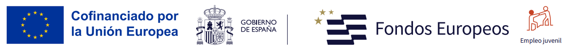 Empleo juvenil - Cofinanciado por la Union Europea - Gobierno de España - Fondos Europeos